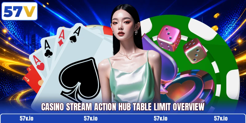 Casino Stream Action Hub table limit overview