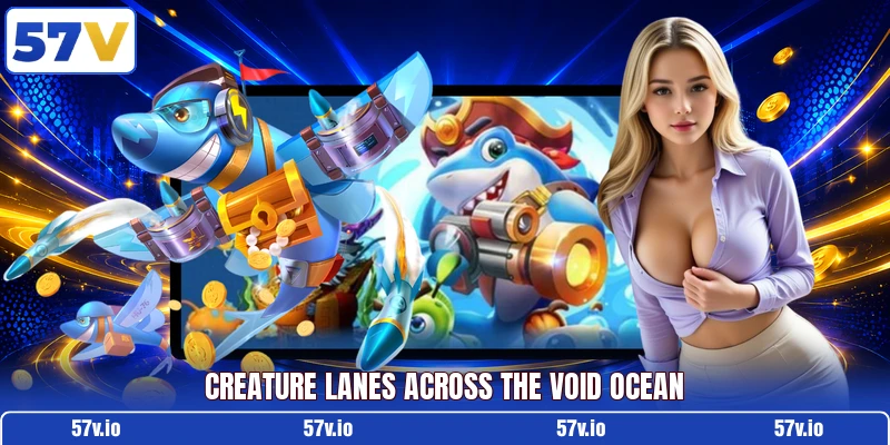 Creature lanes across the void ocean Creature lanes across the void ocean