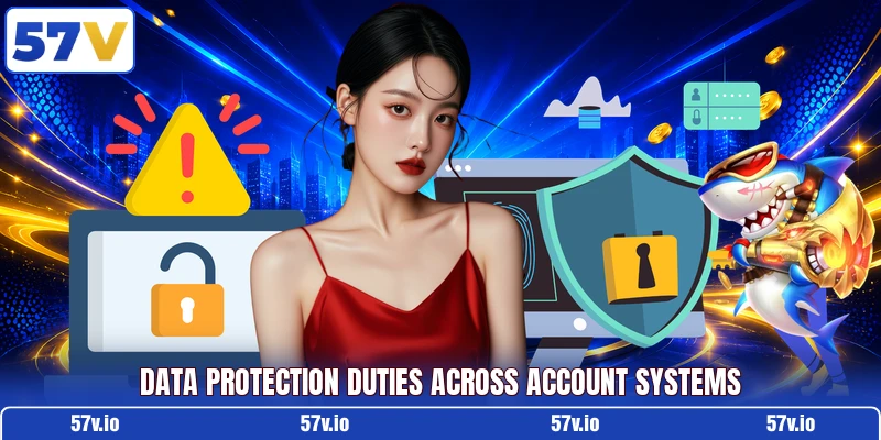 Data protection duties across account systems