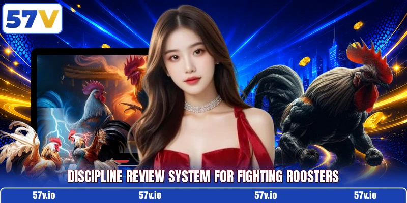 Discipline review system for fighting roosters Discipline review system for fighting roosters