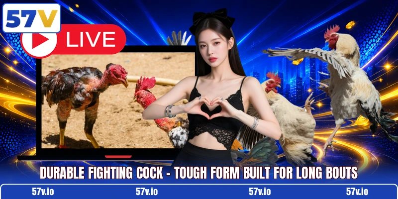 Durable Fighting Cock - Tough Form Built For Long Bouts