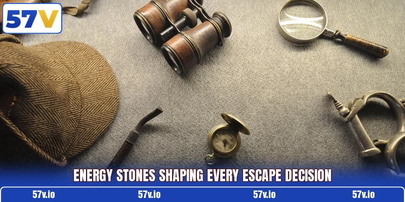 Energy stones shaping every escape decision