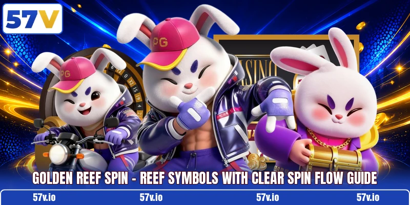 Golden Reef Spin – Reef Symbols With Clear Spin Flow Guide
