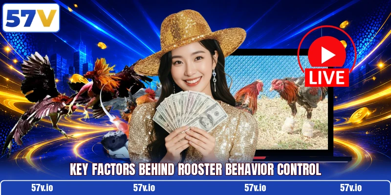 Key factors behind rooster behavior control
