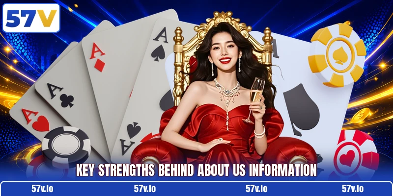 Key strengths behind about us information