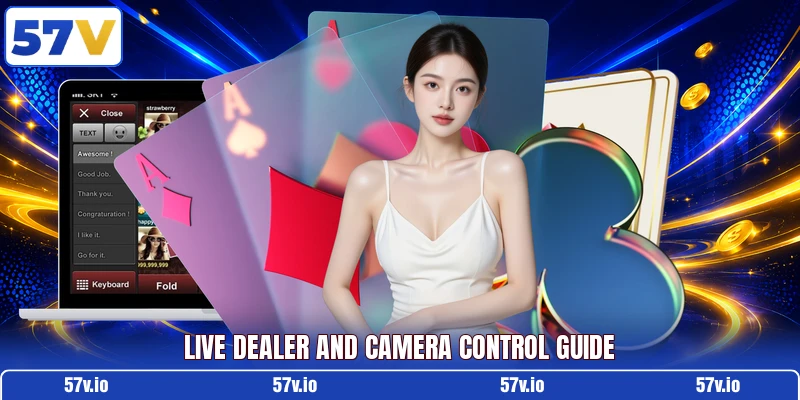 Live dealer and camera control guide Live dealer and camera control guide
