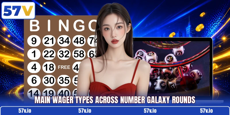 Main wager types across number galaxy rounds