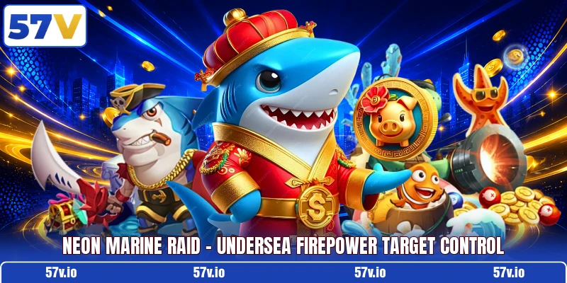 Neon Marine Raid – Undersea Firepower Target Control