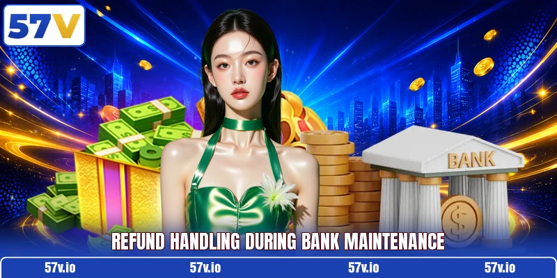 Refund handling during bank maintenance