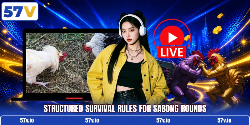 Structured survival rules for sabong rounds Structured survival rules for sabong rounds