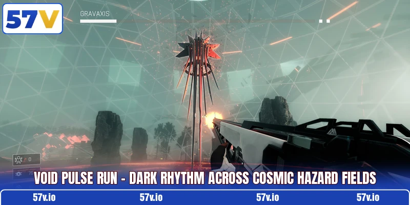 Void Pulse Run - Dark Rhythm Across Cosmic Hazard Fields