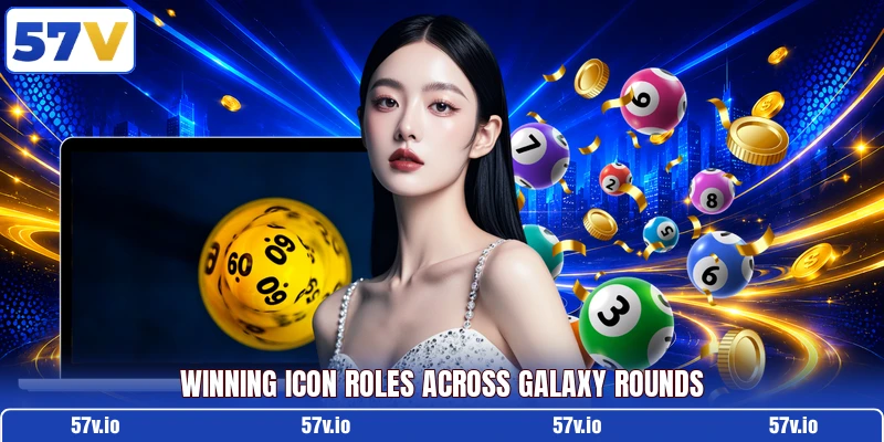 Winning icon roles across galaxy rounds